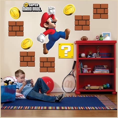 Super Mario Bros Giant Wall Decals