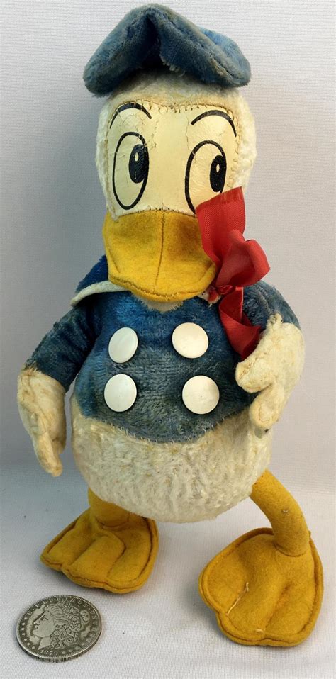 Sold Price Vintage 1950s Gund Walt Disneys Donald Duck Cloth Doll