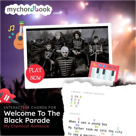 My Chemical Romance Welcome To The Black Parade Chords