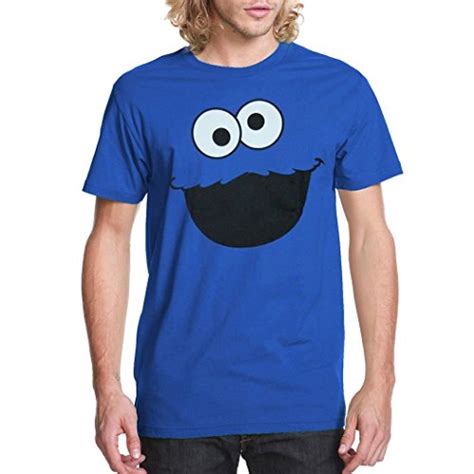 Sesame Street Cookie Monster Face Adult T Shirt Pricepulse