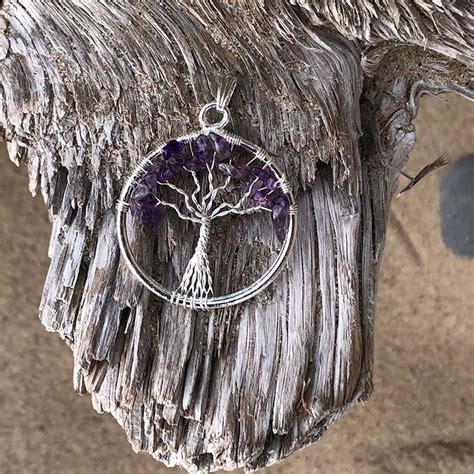 Amethyst Tree Of Life Pendant Elements For A Healthier Life