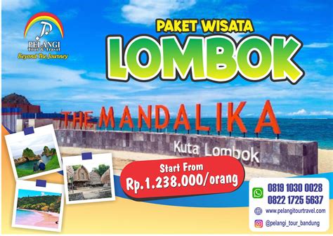 Paket Wisata Lombok 2023 Pelangi Tour And Travel