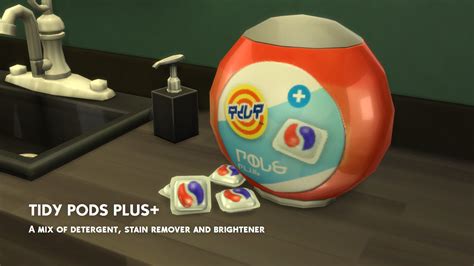 Mod The Sims Tidy Detergent And Pods Decoration Items
