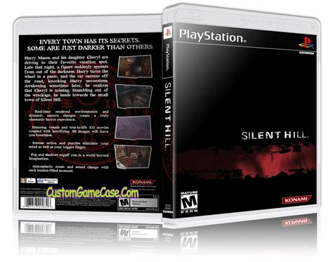 Silent Hill 1 Sony Playstation 1 Psx Ps1 Empty Custom Case