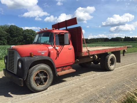 1970 Ih International Loadstar 1600 Flatbed Tilt Dump Truck For Sale