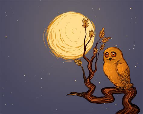 Golden Owl By Enife On Deviantart