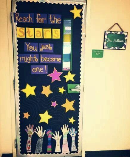 Bulletin Board Reach For The Stars Stars Classroom Classroom Themes
