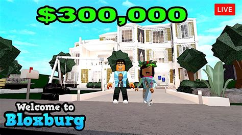 Fans Build Us A House Bloxburg Live Roblox Fambam Gaming Youtube