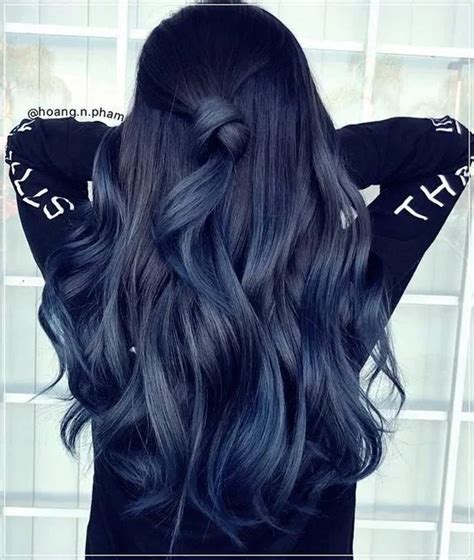 115 Ideas To Add Colored Wicks To Your Look Blue Ombre Hair Hair Dye
