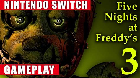 Five Nights At Freddy S 3 Nintendo Switch Gameplay Youtube