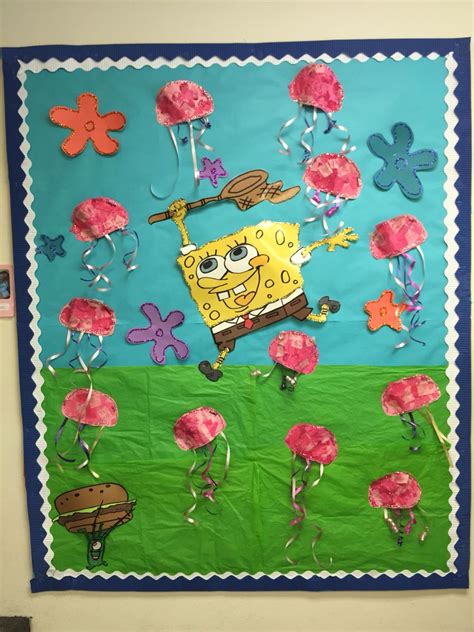 Summer Bulletin Board Sponge Bob Birthday Bulletin Boards Spongebob