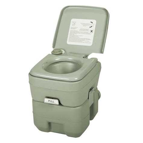 Jaxpety Portable Toilet 5 Gallon 20l Outdoor Camping Toilet Potty