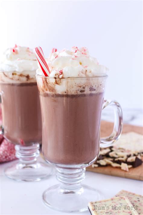 Peppermint Hot Chocolate Num S The Word