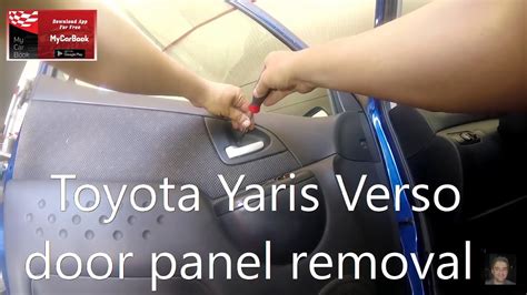 Toyota Yaris Verso Door Panel Removal Youtube