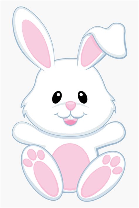 Bunnies Clipart Modern White Bunny Png Clipart Free Transparent Clipart ClipartKey