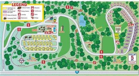 Campground Site Map Asheville Happy Campers Camping