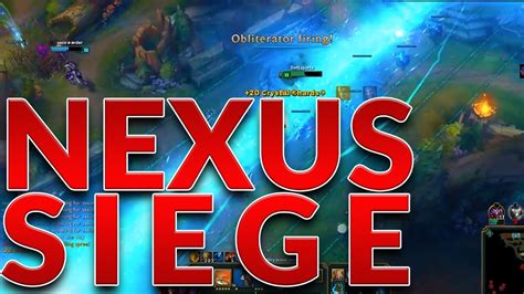New League of Legends Game Mode: Nexus Siege — Gameplay & Guide - YouTube