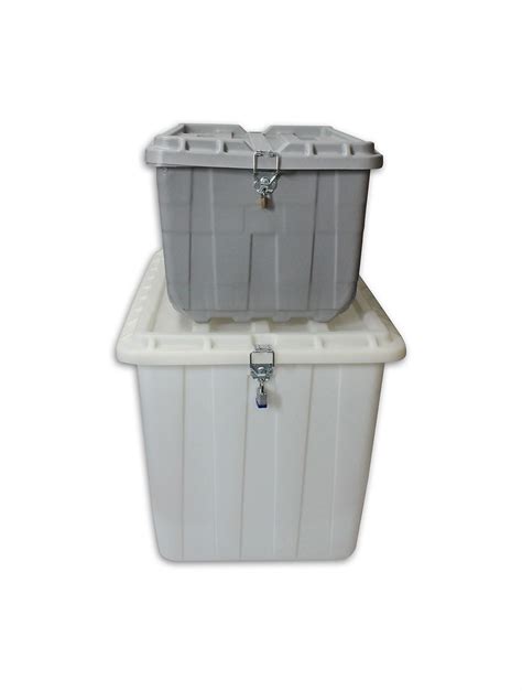 Large bins for storage hold your extra items and can be stacked. Material Handling Products | Plastic storage bins, Cheap ...