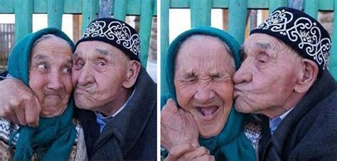 Old Russian Couple From Khalilov Village Russia Have Been Happily Married For 65 Years Bored