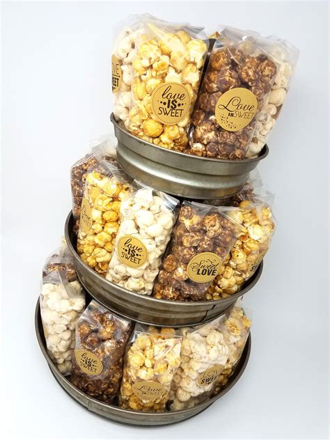 Love Is Sweet Popcorn Wedding Favors Are The Best Way To Get A Party