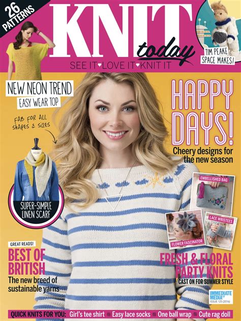 Knit Today Magazine Subscriptions And June 2016 Issue Pocketmags