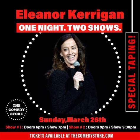 Tickets For Sold Out Eleanor Kerrigan In The Or In Los Angeles From Comedy Store