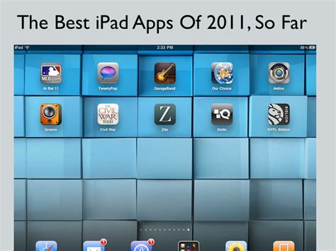 Some Of The Best Ipad Apps Of 2011 So Far
