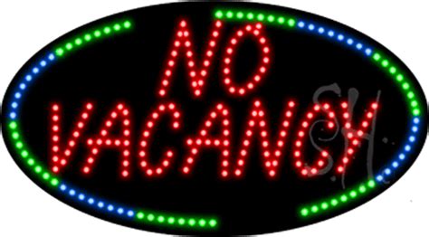 No Vacancy Animated Led Sign Vacancy Led Signs Everything Neon
