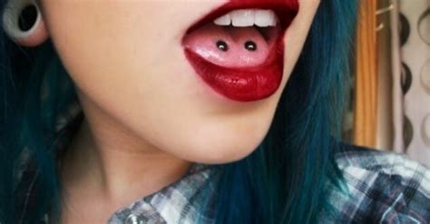 Snake Bites Piercing On Lipstongue Cost Pain Aftercare Jewelry