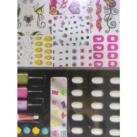 Trendyandhandy Nail Art Studio Salon Kit For Girls Multicolor Shopee