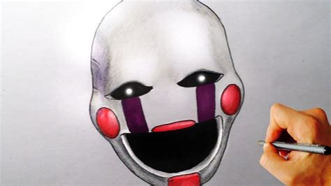 How To Draw Marionette Puppet From Five Nights At Freddys Fnaf