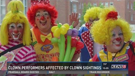 Clown Sightings Affecting San Antonios Working Clowns