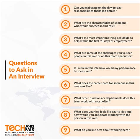 Genius Questions To Ask Your Interviewer Tech Jobs Fair