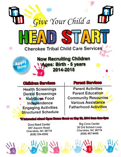 Head Start recruitment flyer | Head start, Head start programs, Recruitment