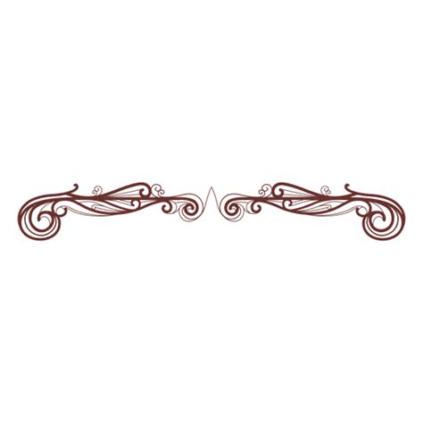 Ornamented Decorative Divider 7 Transparent Png And Svg Vector File