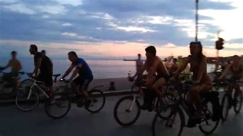 World Naked Bike Ride At Thessaloniki Greece JUNE YouTube