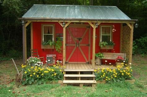 45 Cute Porch With Small Front Yard Shed With Porch