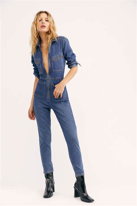Shop women's jumpsuits online at showpo. Lenox Jumpsuit | Winter fashion looks, Free people denim ...