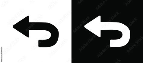 Go Back Return Arrow Icon Go Back Return Arrow Icon Sign Symbol In