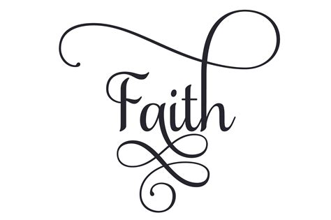 Faith In Different Fonts