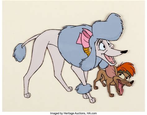Oliver And Company Georgette And Tito Production Cel Walt Disney 1988