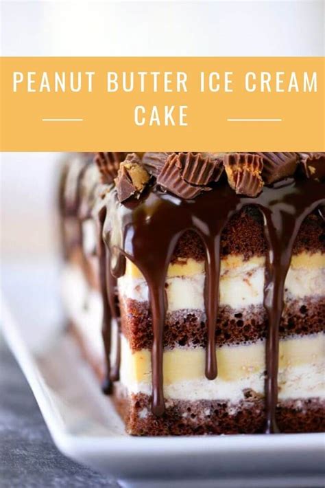 Spread a thin layer of raspberry preserves between the layers. Top 10 Yummy Cakes for Ice Cream Cravings | Yummy cakes, Low calorie cake, Peanut butter ice cream