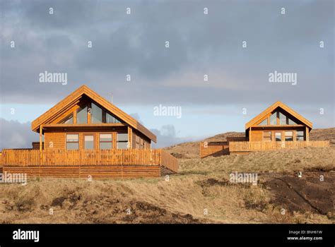 Summer House Vestmannaeyjar Iceland Stock Photo Alamy