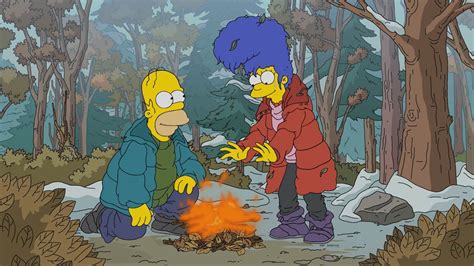 Tv Recap Homer And Marge Rekindle Their Flame As Survivalists In Season 33 Episode 12 Of “the