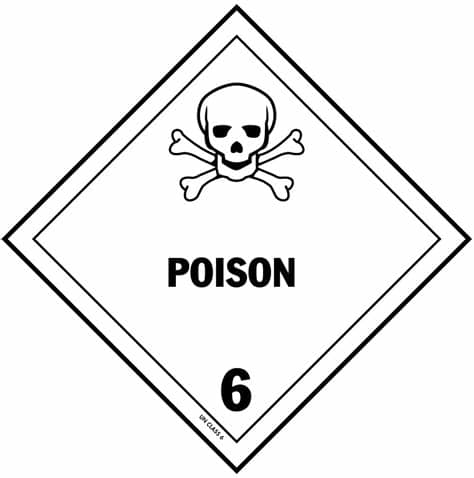 For this article, i'm using a laser printer, so pdf is the best option. D.O.T. Poisonous Material Label for Hazardous Materials ...