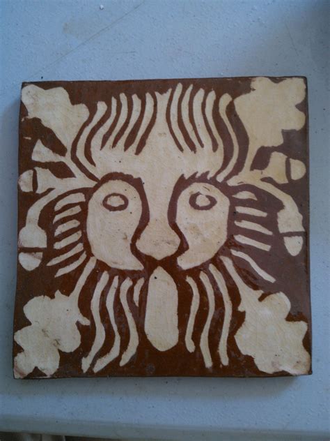 Handmade Clay Tile Made And Given To Me By Phil Harding Himself Clay