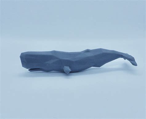 Whale Figurine 3d Printed Collectible Whale Art Etsy