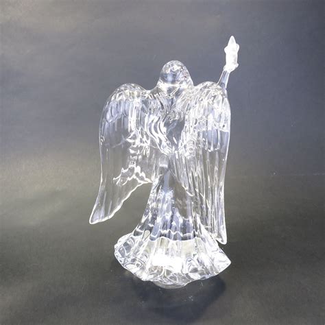 Lenox Star Of Heaven Crystal Angel Figurine German Etsy Crystal
