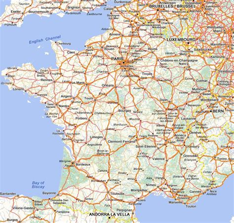 West Coast France Map Zip Code Map