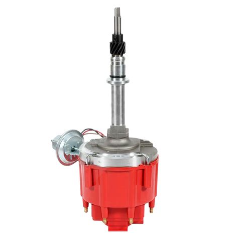 Ignition Distributor W Red Cap For 1956 1990 Amc Jeep Inline 6 232 258